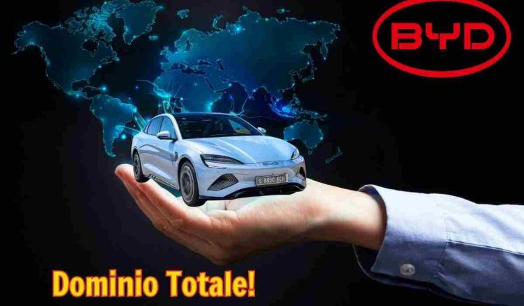 BYD dominio mercato mondiale cina