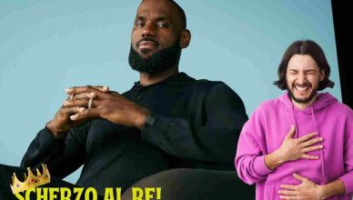 Lebron James scherzo auto cereali