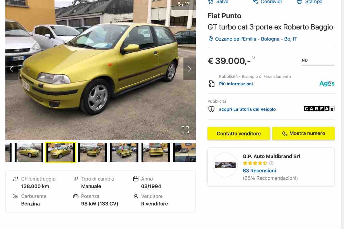 La Fiat Punto